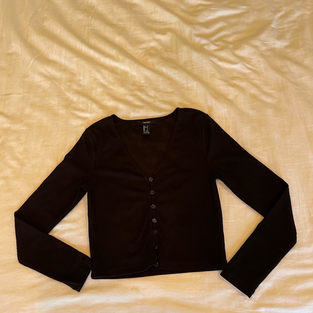 Forever 21 black cardigan